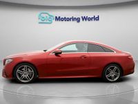 Used Mercedes E220 AMG line 191 HP (140 kW) 2020 Red Coupe
