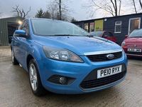 Used Ford Focus Zetec 2010 Blue Hatchback