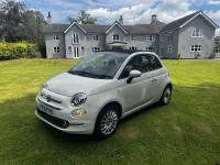Used Fiat 500C Lounge 69 HP (50 kW) 2018 White Cabriolet