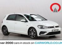 Used VW Golf VII R-line 150 HP (110 kW) 2020 White Hatchback