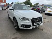 Used Audi Q5 S-line plus 150 HP (110 kW) 2014 White SUV