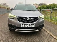 Used Vauxhall Crossland X SRi 110 HP (80 kW) 2020 Grey SUV
