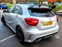 Used Mercedes A180 AMG Line Premium 109 HP (80 kW) 2017 Silver Hatchback