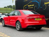 Used Audi A4 Black Edition 177 HP (130 kW) 2015 Red Sedan