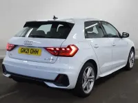 Used Audi A1 Sportback S-Line 110 HP (80 kW) 2021 White Hatchback