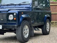 Used Land Rover Defender 90 HP (66 kW) 2001 Blue