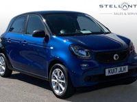 Used Smart ForFour Passion 71 HP (52 kW) 2017 Black Hatchback