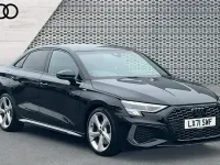 Used Audi A3 S-Line 150 HP (110 kW) 2021 Black Sedan