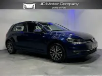 Used VW Golf VII SE 110 HP (80 kW) 2018 Blue Hatchback