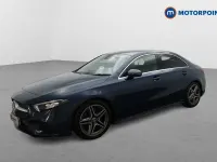Used Mercedes A250 AMG line 224 HP (164 kW) 2020 Blue Sedan