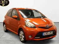 Used Toyota Aygo 68 HP (50 kW) 2013 Orange Hatchback
