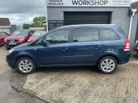 Used Vauxhall Zafira Excite 120 HP (88 kW) 2012 Blue MPV