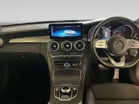 Used Mercedes C200 AMG line 198 HP (145 kW) 2019 Silver Coupe