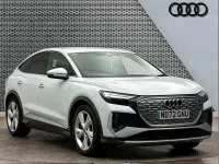 Used Audi Q4 e-tron S-Line 150 kW (204 HP) 2022 White SUV