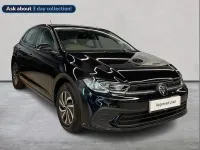 Used VW Polo Life 95 HP (69 kW) 2024 Black Hatchback