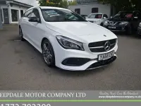 Used Mercedes CLA220 AMG line 2018 White Coupe