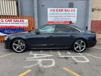Begagnad Audi A8 Sport 262 HK (192 kW) 2016 Blå Sedan