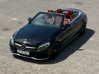 Used Mercedes C200 AMG line 2016 Black Cabriolet