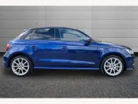 Used Audi A1 S-Line 125 HP (91 kW) 2017 Blue Hatchback