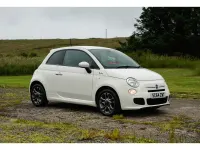 Used Fiat 500 S 69 HP (50 kW) 2014 White Hatchback