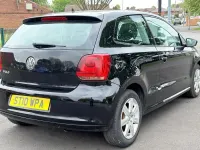 Used VW Polo S 70 HP (51 kW) 2010 Black Hatchback