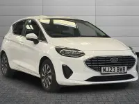 Used Ford Fiesta Titanium 125 HP (91 kW) 2023 Frozen white Hatchback
