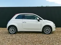Used Fiat 500C Lounge 69 HP (50 kW) 2011 White Cabriolet