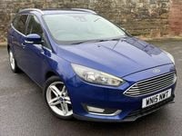 Used Ford Focus Titanium 120 HP (88 kW) 2015 Blue Estate