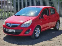 Used Vauxhall Corsa Active 65 HP (47 kW) 2012 Red Hatchback