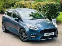 Used Ford Fiesta ST-Line 125 HP (91 kW) 2021 Blue Hatchback