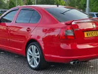 Used Skoda Octavia vRS 200 HP (147 kW) 2010 Red Hatchback