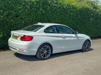 Used BMW 218 Sport Line 136 HP (100 kW) 2019 White Coupe