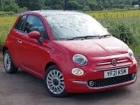 Used Fiat 500 Dolcevita 70 HP (51 kW) 2021 Red Hatchback