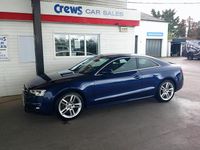 Used Audi A5 S-Line 177 HP (130 kW) 2016 Blue Coupe