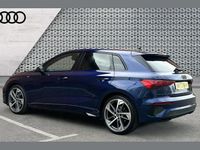 Used Audi A3 Black Edition 147 HP (108 kW) 2023 Blue Sedan