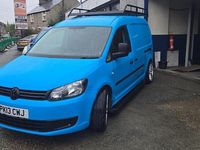Used VW Caddy Maxi 102 HP (75 kW) 2013 Blue MPV