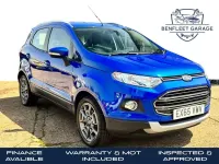 Used Ford Ecosport Titanium 2015 Blue SUV