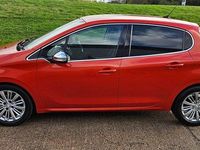 Used Peugeot 208 Allure 2017 Orange Hatchback