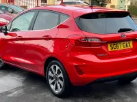 Second-hand Ford Fiesta Zetec 100 CP (73 kW) 2018 Roșu Hatchback