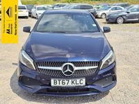 Used Mercedes A200 AMG line 136 HP (100 kW) 2017 Blue Hatchback