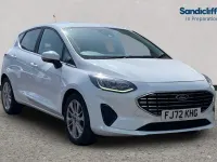 Usado Ford Fiesta Titanium 125 CV (91 kW) 2023 Blanco Utilitario