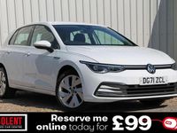 Used VW Golf VIII Style 128 HP (94 kW) 2021 White Hatchback