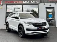 Used Skoda Kodiaq SportLine 150 HP (110 kW) 2019 White SUV