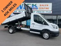 Used Ford Transit S 130 HP (95 kW) 2021 White Cabriolet