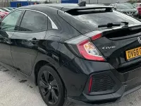 Used Honda Civic SR 126 HP (92 kW) 2018 Crystal black Hatchback