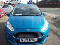 Used Ford Fiesta Zetec 100 HP (73 kW) 2017 Blue Hatchback