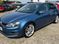 Used VW Golf VII GT 150 HP (110 kW) 2016 Blue Hatchback