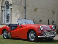 Used Triumph TR3 1959 Red Cabriolet