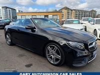 Used Mercedes E220 AMG line 192 HP (141 kW) 2017 Black Cabriolet