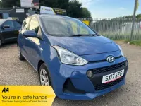 Used Hyundai i10 SE 67 HP (49 kW) 2017 Blue Hatchback